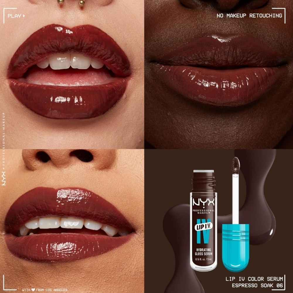 5/$25✨️NYX Lip IV Gloss✨️
